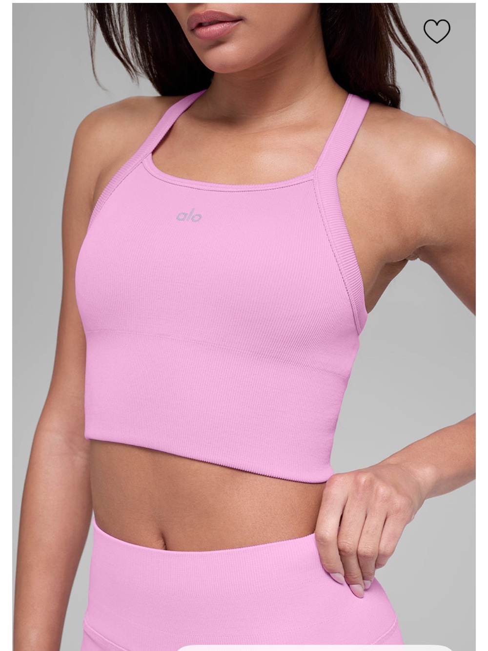 ALO Yoga Seamless Ribbed Favorite Bra Tank